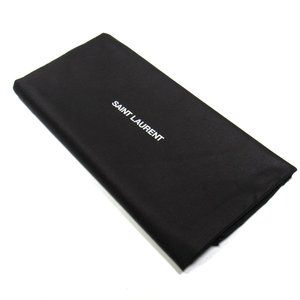 Saint Laurent Twill Drawstring Dust Bag Fully Lined Black Approx. 15 1/2" x 12"
